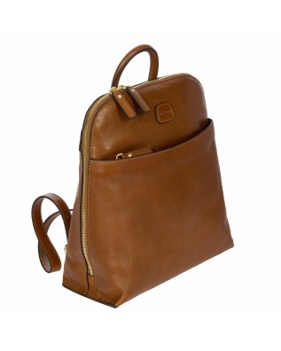 Bric's - Zaino con Tasca Frontale in Pelle Volterra 2