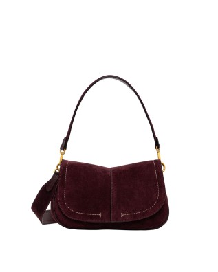  Gianni Chiarini - Borsa a spalla in pelle scamosciata con