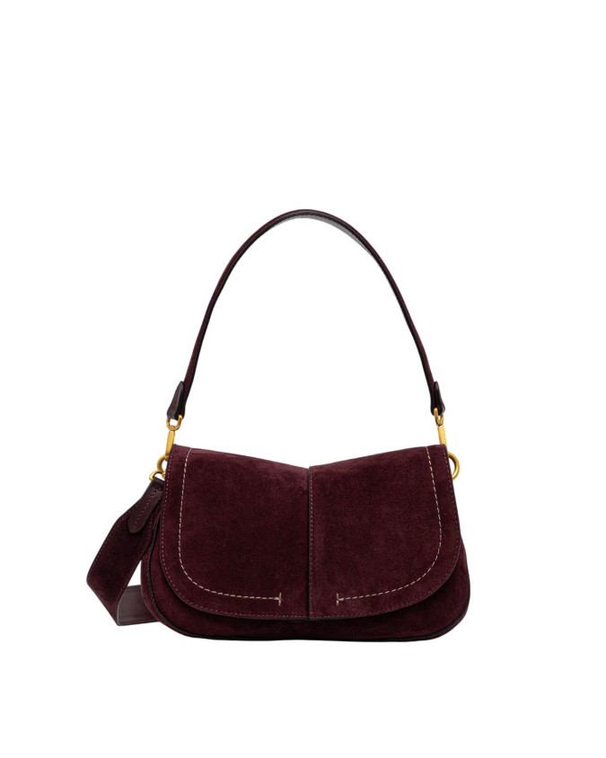  Gianni Chiarini - Borsa a spalla in pelle scamosciata con