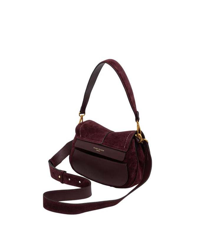  Gianni Chiarini - Borsa a spalla in pelle scamosciata con