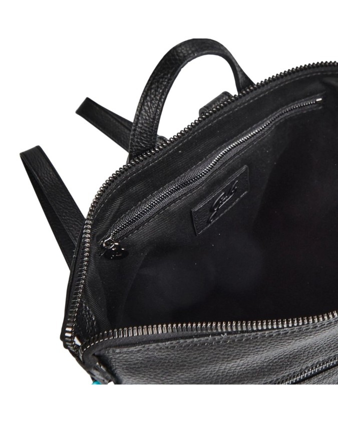 Gabs - Women's backpack in textured calfskin, Size M, Lolita