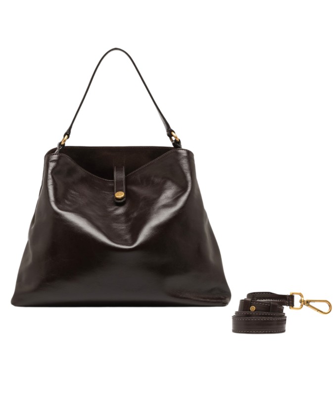  Gianni Chiarini - Borsa a Spalla Grande con Tracolla in Pelle