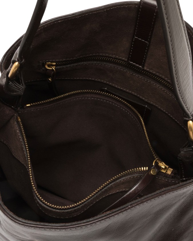  Gianni Chiarini - Borsa a Spalla Grande con Tracolla in Pelle