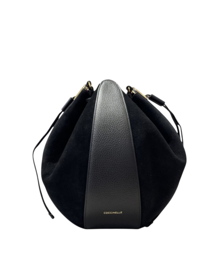  Coccinelle - Borsa a secchiello in pelle e camoscio Tg. 