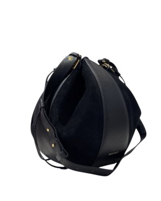 Coccinelle - Leather and suede bucket bag, Size M, Boom 2