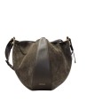  Coccinelle - Borsa a secchiello in pelle e camoscio Tg. 