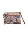  Ynot - Clutch Tg. S con tracolla in ecopelle stampa città