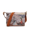  Ynot - Borsa Hobo Tg. S in ecopelle stampa città Yesbag