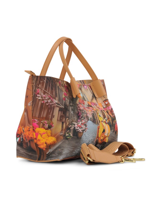  Ynot - Borsa a spalla con doppio manico Tg. 