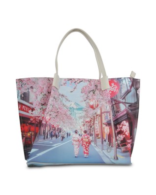  Ynot - Borsa shopping in ecopelle large Yesbag