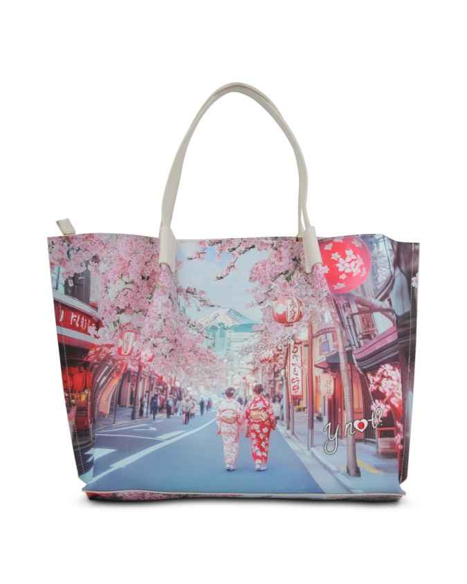  Ynot - Borsa shopping in ecopelle large Yesbag