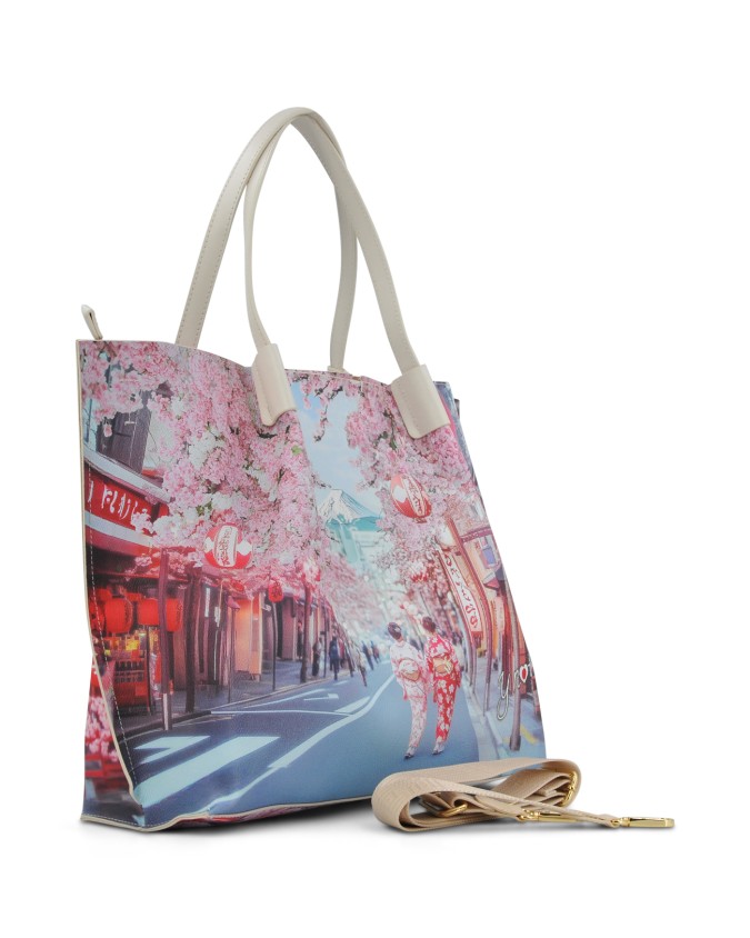  Ynot - Borsa shopping in ecopelle large Yesbag