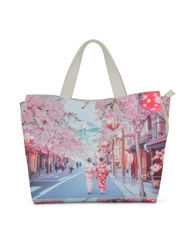  Ynot - Borsa Tote bag large in ecopelle Yesbag