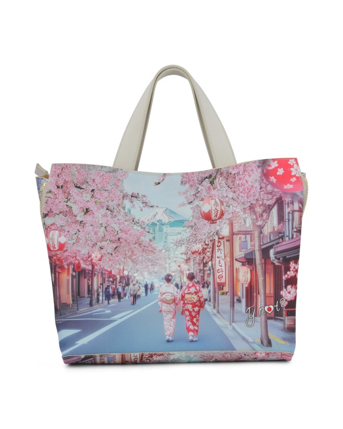  Ynot - Borsa Tote bag large in ecopelle Yesbag
