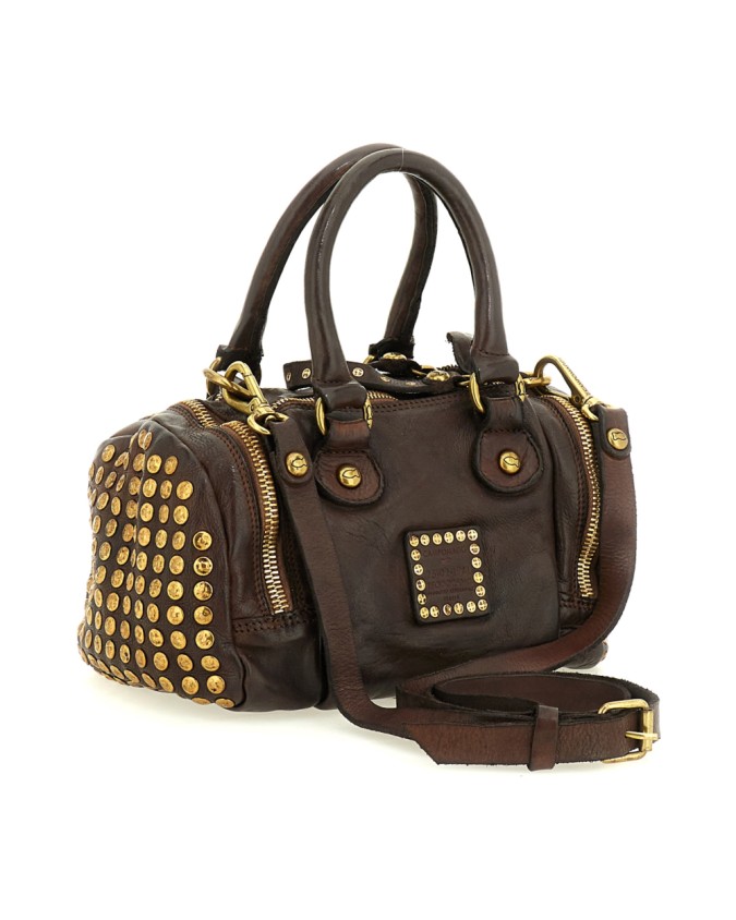 Campomaggi - Britney-Tasche im Bauletto-Stil aus Rindsleder mit