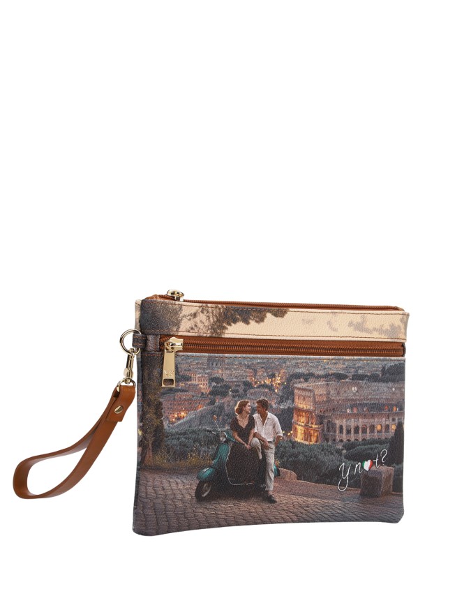  Ynot - Pochette a Bustina con Polsiera e Tasca Frontale Tg. 