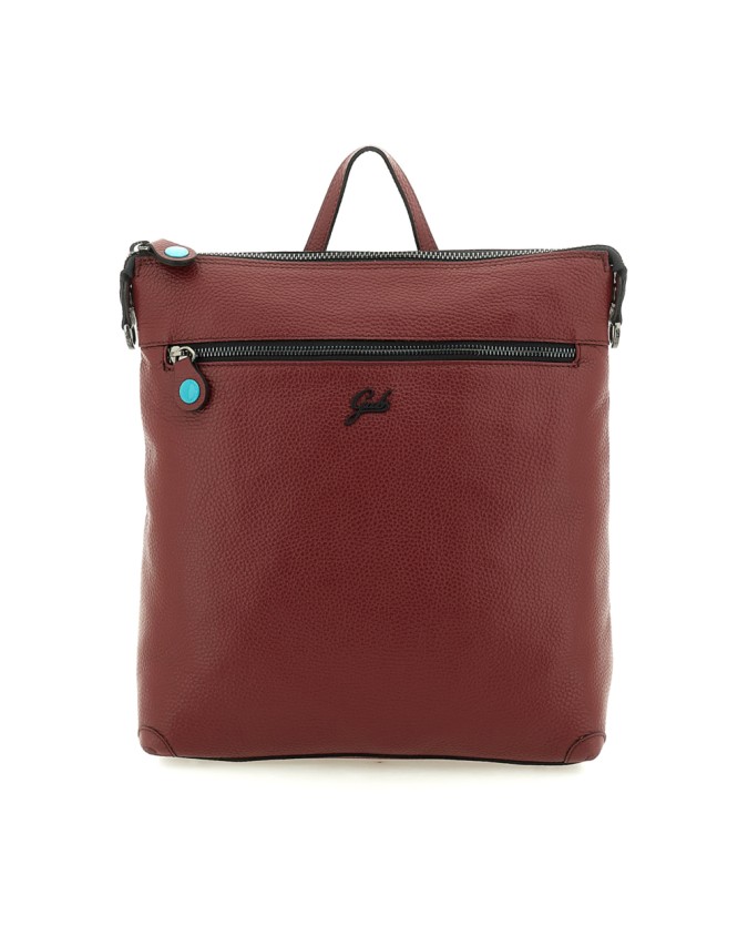 Gabs - Women's backpack in textured calfskin, Size M, Lolita