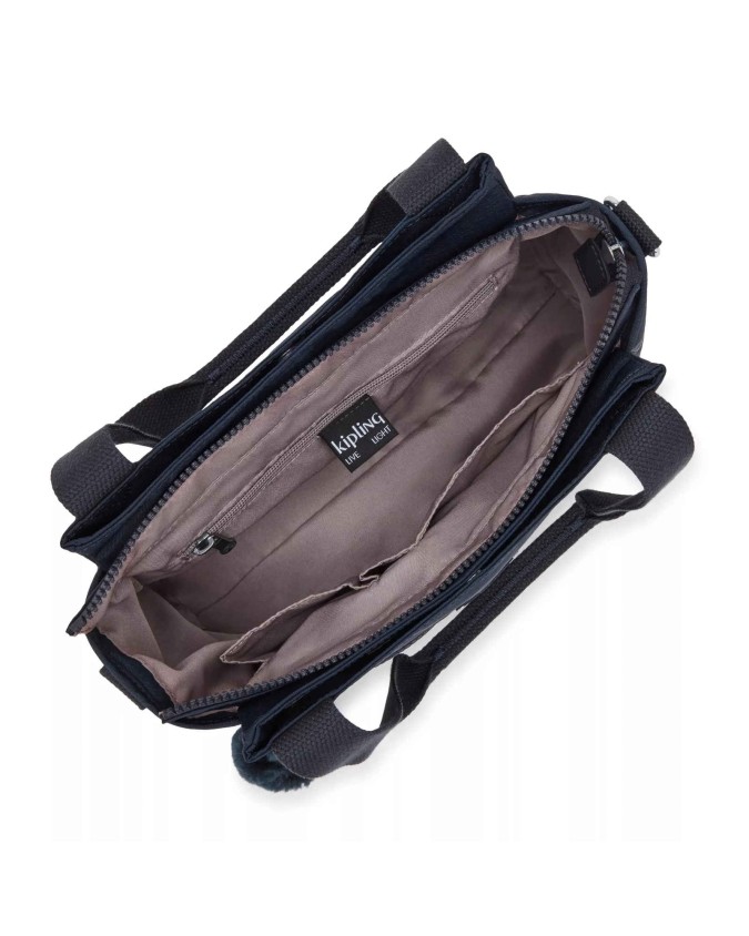  Kipling - Borsa a Spalla Media con Tracolla in Tessuto