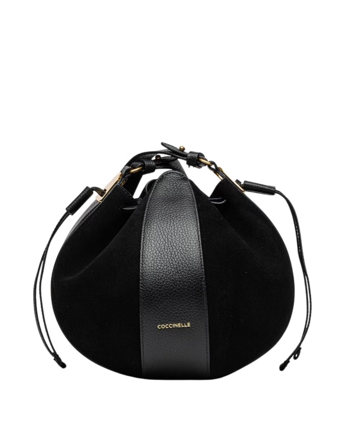  Coccinelle - Borsa a Secchiello in Pelle e Camoscio Boom
