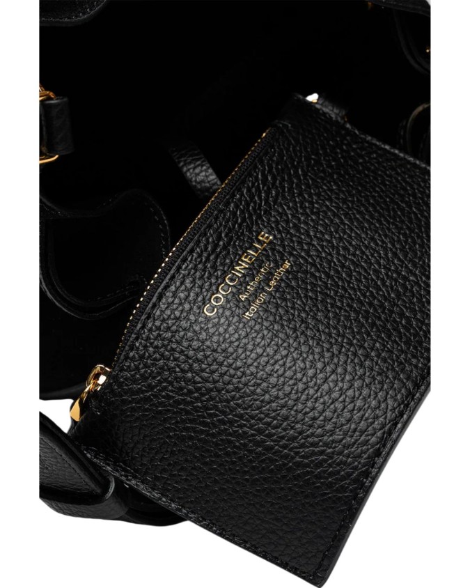  Coccinelle - Borsa a Secchiello in Pelle e Camoscio Boom