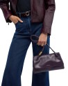  Trussardi - Borsa a Tracolla con Patta in Nappa Orbita Mini