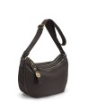  Nannini – Borsa a Spalla Mezzaluna in Nylon e Pelle Liberty