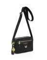  Nannini - Borsa a Tracolla Piccola con Due Comparti in Nylon e