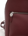 Nannini - Women's Leather Backpack with an External Pocket in