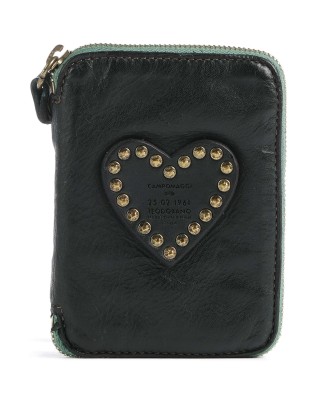 Campomaggi - Women's Wallet with Studs and a Heart, Made of