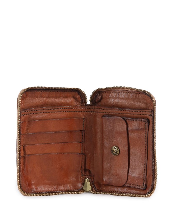 Campomaggi - Women's Wallet with Studs and a Heart, Made of