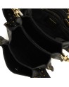 Campomaggi - Leather Shoulder Bag with Flap and Studs, Size S
