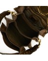 Campomaggi - Leather Shoulder Bag with Flap and Studs, Size S