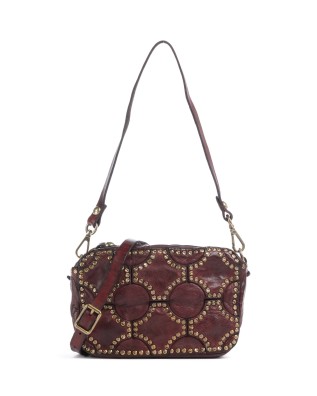  Campomaggi - Borsa a Spalla con Borchie e Tracolla in Pelle di