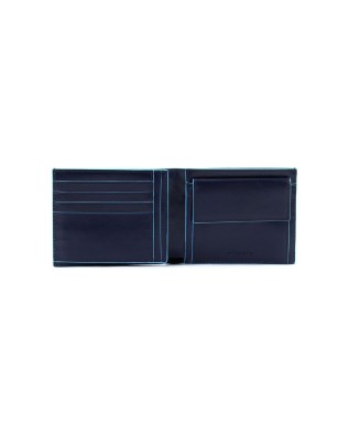 Piquadro - Men's wallet with coin pocket, bill compartment, and 2