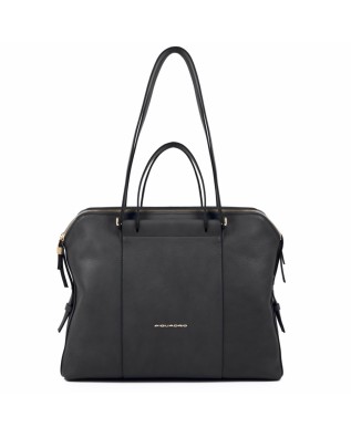 BORSE DA DONNA Piquadro - Borsa tre comparti in pelle Circle