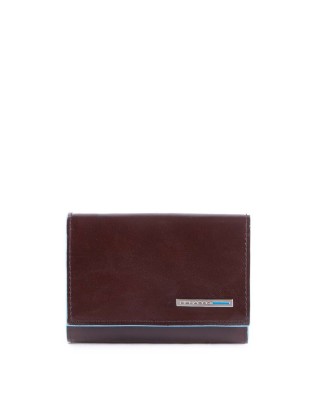 Porta carte di credito PIQUADRO - Astuccino in pelle - Mogano -