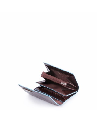Porta carte di credito PIQUADRO - Astuccino in pelle - Mogano - 2