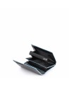 Porta carte di credito PIQUADRO - Astuccino in pelle - Nero -