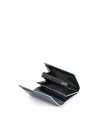 Porta carte di credito PIQUADRO - Astuccino in pelle - Nero -
