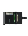 Secrid - Portafoglio mini in pelle e alluminio Miniwallet Optical
