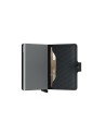 Secrid - Portafoglio mini in pelle e alluminio Miniwallet Optical
