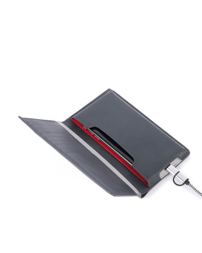 Piquadro - Custodia per iPhoneXS Max 6,5" e portafoglio Urban