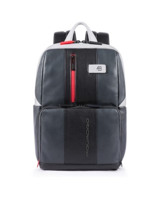 Piquadro - Zaino  in pelle porta PC 14'' e porta iPad Urban 2