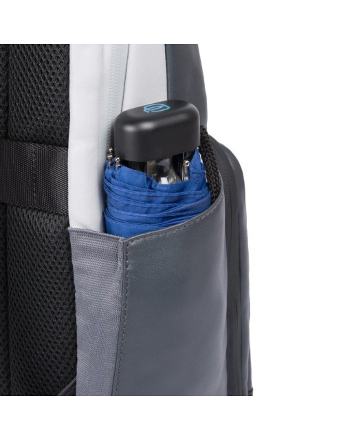 Piquadro - Zaino  in pelle porta PC 14'' e porta iPad Urban