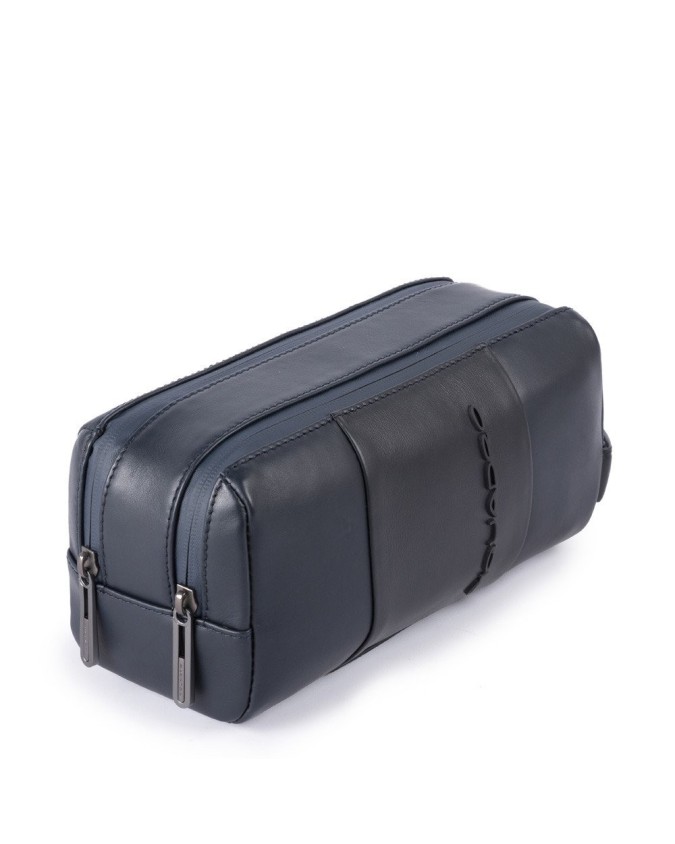Pochette e Bustine Piquadro Beauty case in pelle Urban -