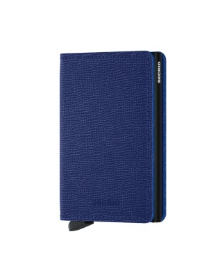 Secrid - Portafoglio sottile in pelle e alluminio Slimwallet Crisple