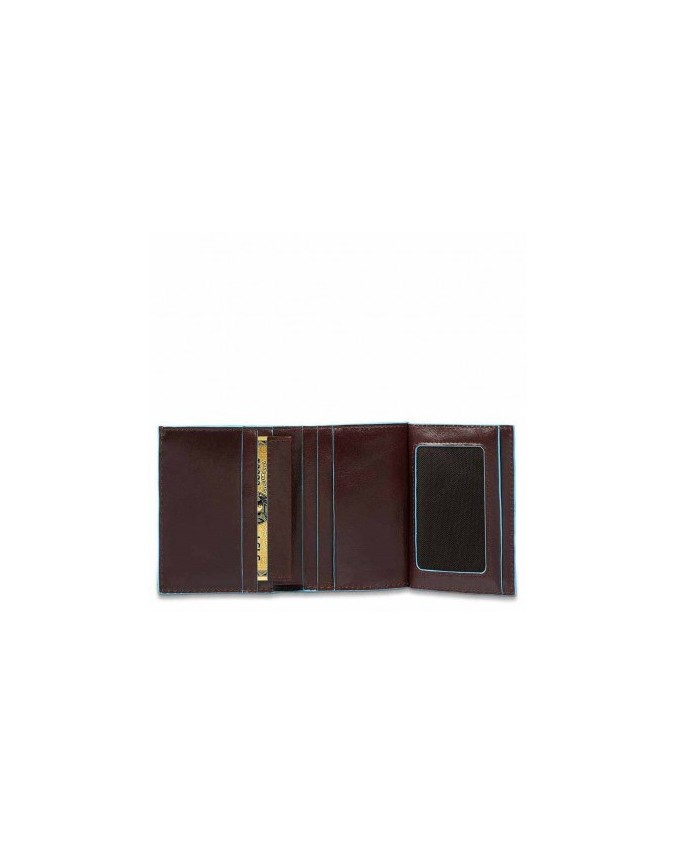 Piquadro - Portafoglio uomo con porta monete, porta carte Blue Square