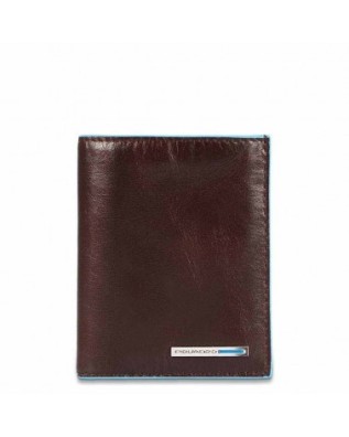 Piquadro - Portafoglio uomo con porta monete, porta carte Blue Square 2