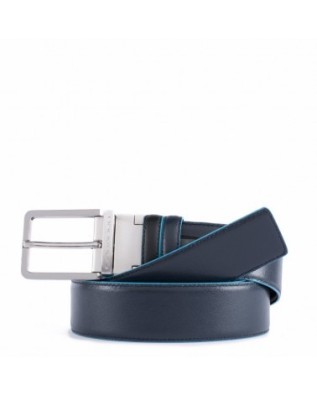 Cinture Piquadro - Cintura uomo reversibile con fibbia ad