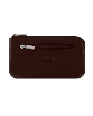 Bric's - Vegetable-tanned leather keychain pouch - BH109210
